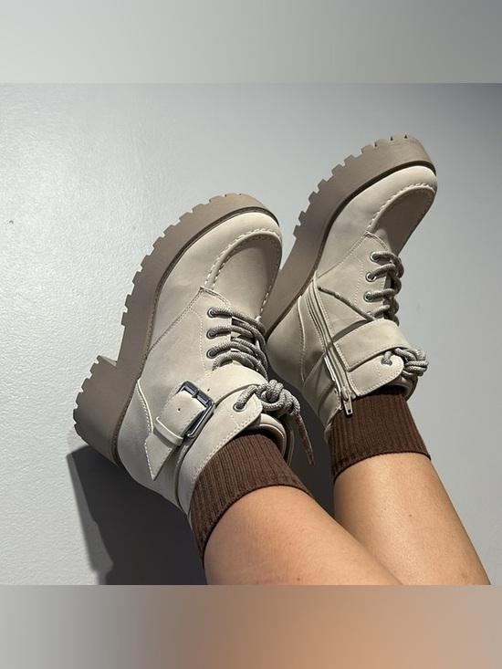 Soda Shoes - Soda womens platform combat boots